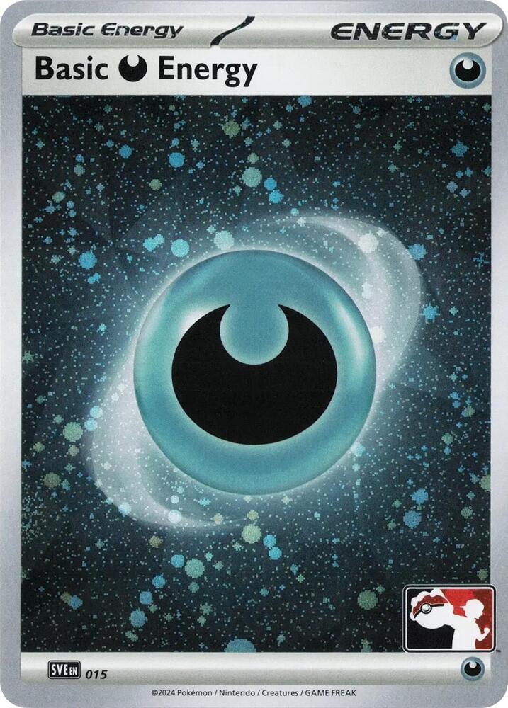 Scarlet & Violet Energy Basic Darkness Energy [Prize-Pack-Cosmos-Holo] Pokémon card